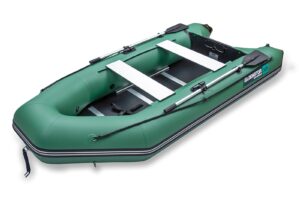Gladiator AK320 nafukovací člun se skládací dřevěnou podlahou - zelený - Obrázek 3