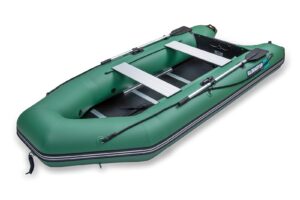 Gladiator AK340 nafukovací člun se skládací dřevěnou podlahou - zelený - Obrázek 3