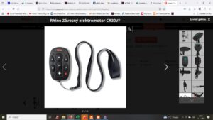 Rhino CR30VF lodní elektromotor dálkově ovládaný - Obrázek 10