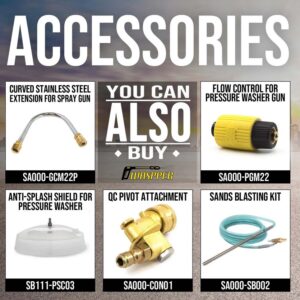 Waspper W3000HA benzínový vysokotlaký čistič, Peggas, 5.2 HP, 207 bar / 3.000 PSI - Obrázek 8