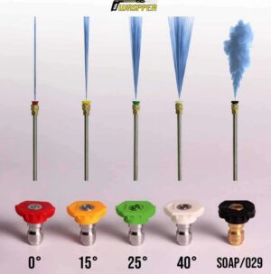 Waspper W3100VA benzínový vysokotlaký čistič, Peggas, 4.3 HP, 213 bar / 3.100 PSI - Obrázek 9