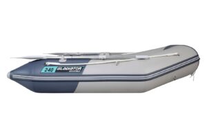 Gladiator AK240 AD nafukovací člun vysokotlakou podlahou - šedo-šedý - Obrázek 4