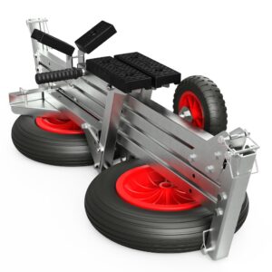 Přepravní vozík TR350-L-LU černo/červený - Obrázek 4