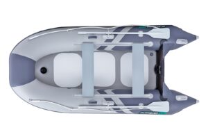 Gladiator CLASSIC B330 AD nafukovací člun s vysokotlakou podlahou - šedo-šedý - Obrázek 4