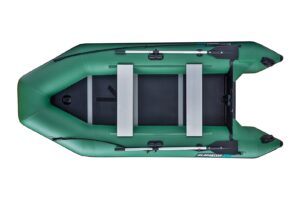 Gladiator AK340 nafukovací člun se skládací dřevěnou podlahou - zelený - Obrázek 4