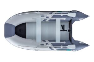 Gladiator CLASSIC B420 AL nafukovací člun s hliníkovou podlahou - šedo-šedý - Obrázek 4