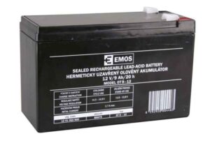 Olověný nabíjecí akumulátor 12V / 9AH faston 6,3mm - Obrázek 2