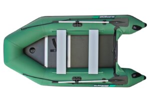 Gladiator AK280 nafukovací člun se skládací dřevěnou podlahou - zelený - Obrázek 2