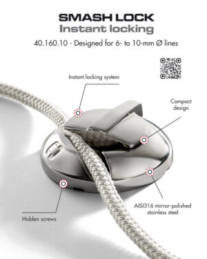 Smash Lock - zámek na upevnění fendru a lana - Obrázek 6
