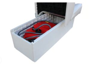 "Back-to Back" dvousedadlo bílo-antracitové - Obrázek 4