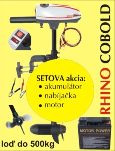 SET RHINO COBOLD + akumulátor 17Ah/12V + nabíječka