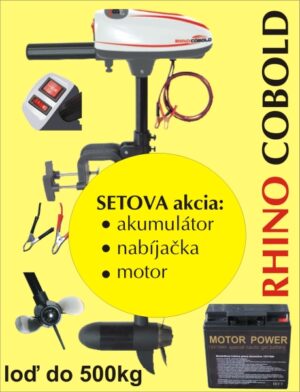 SET RHINO COBOLD + akumulátor 17Ah/12V + nabíječka - Obrázek 1