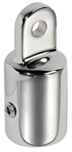 Nerezová koncovka bimini s okem Ø 25mm (7/8ʺ)