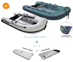 ALLROUNDMARIN Vario 360 nafukovací člun - šedý - Obrázek 4