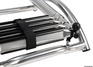 Nerezový rychloupínací žebřík na nafukovací čluny 4 schůdky, délka 113 cm - Obrázek 4