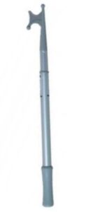 Teleskopický lodní hák z eloxovaného hliníku 60-110 cm, průměr 30 cm