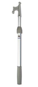 Teleskopický lodní hák z eloxovaného hliníku 120-210 cm, průměr 25 cm