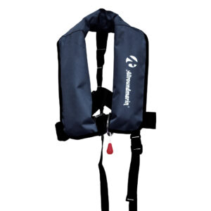 ALLROUNDMARIN automatická záchranná vesta JUNIOR 150N (15-40 kg) - modrá - Obrázek 1