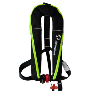ALLROUNDMARIN AERO automatická záchranná vesta 165N - černo-zelená - Obrázek 1