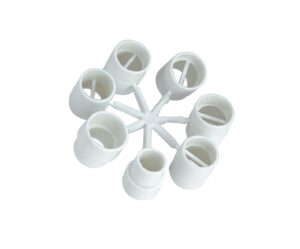 SCOPREGA Sada náhradních adaptérů pro elektrické BRAVO pumpy - barva bílá - Obrázek 1