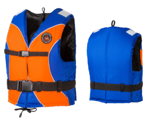 AQUARIUS Plovací vesta standard oranžovo-modrá - 40-60 kg - Obrázek 1