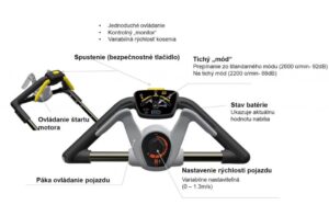 HONDA HRX 476 XB - Akumulátorová sekačka 47 cm s pojezdem a mulčováním, plastové vysoce odolné šasi (bez baterií a nabíječky) - Obrázek 9