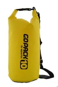 GoPack vodotěsný vak 20L žlutý