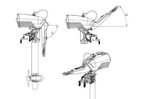 EPROPULSION SPIRIT 1.0 PLUS - dlouhá noha, ruční řízení, baterie (3 HP) - Obrázek 9