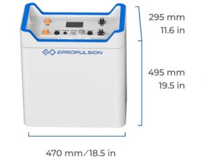 EPROPULSION E163 LiFePo4 baterie 48V,163 Ah - Obrázek 5