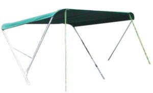 Bimini SUNWORLD II hliníková stříška na člun zelená - šířka 120-140cm, průměr trubky Ø20 mm - Obrázek 1