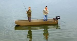 MARINE JON14 GREEN hliníková pramice - 4,30m, 75kg - Obrázek 2