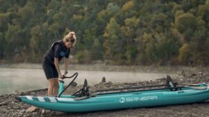 SPINERA HYBRIS 410 nafukovací kajak 410 x 90 cm - 2 místný - Obrázek 11