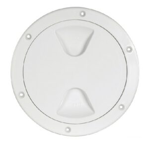 Bílý kryt pro inspekční otvor Ø 152 mm - Obrázek 1