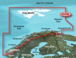 BlueChart G2 Vision - EU708L /Norsko/ LARGE - Obrázek 1