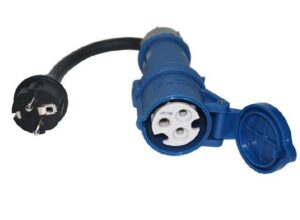 Adaptér Schuko samec na CEE samici - 3 pólový - Obrázek 1