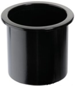 Držák na sklenici plastový vestavný - černý