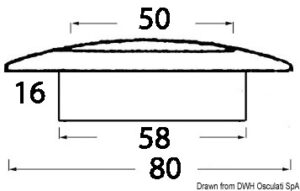 Vodotěsné bílé stropní svítidlo, bílé LED světlo - Obrázek 2