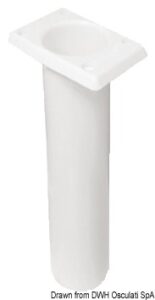 UV stabilizovaný držák udice bílý 230mm, kolmý
