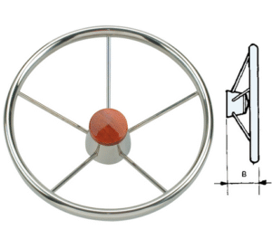 Ultraflex kormidlo s hlavicí ze dřeva - Obrázek 1