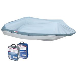 Krycí plachta pro čluny délky 425-488 cm, šířka 180cm - stříbrná - Obrázek 1