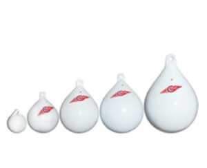 Kulový fender bílý - různé velikosti - Obrázek 1