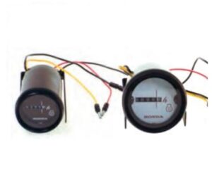 Honda - Počítadlo motohodin digitální - černý číselník - Obrázek 1