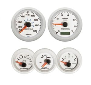 Honda - Set palubních přístrojů- bílý číselník - Obrázek 1