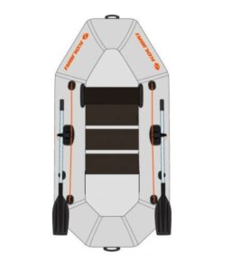 KOLIBRI K-190 nafukovací člun s lamelovou podlahou - šedý