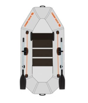 KOLIBRI K-190 nafukovací člun s lamelovou podlahou - šedý - Obrázek 1