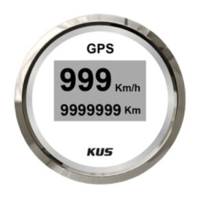 KUS - GPS sebességmérő digitális kijelzővel - fehér