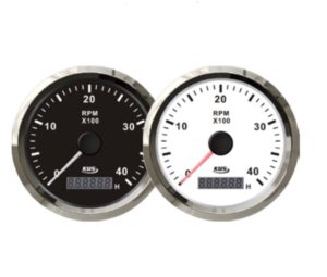 KUS otáčkoměr 3000 U/min pro zabud. motor - bílý - Obrázek 1