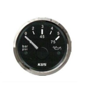 KUS ukazatel tlaku oleje 0-5 bar, černý - Obrázek 1