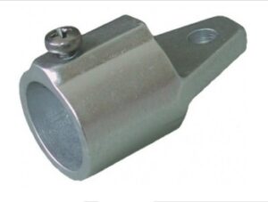 Koncový držák na bimini s okem hliníkový Ø 20mm - Obrázek 1