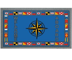 Lodní rohožka s motivem světových stran 400 x 680 mm - Obrázek 1